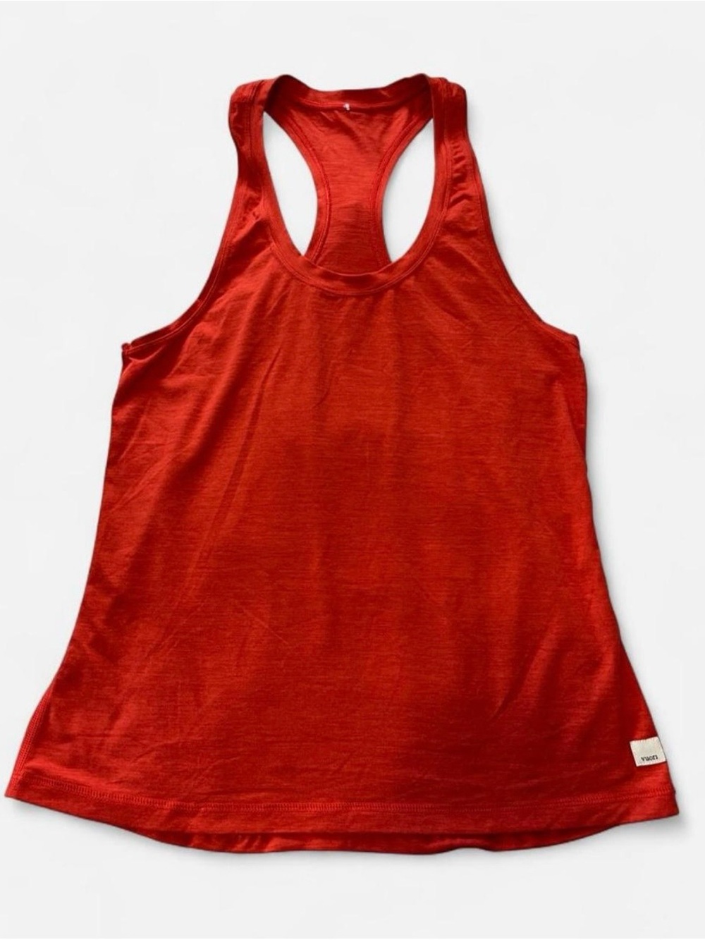 Vuori Orange Racerback Workout Tank Top Women’s Small